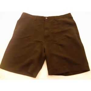 Chaps Golf Shorts Mens Size 40 x 9 Black Poly/Blend Lightweight Flat Front